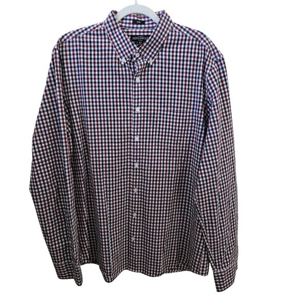 J.Crew Mercantile Flex Slim Lot of 2 Plaid Button Down Shirts Size XLT - Picture 2 of 10